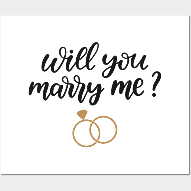 Will You Marry Me Wall Art by MugyBlinders
